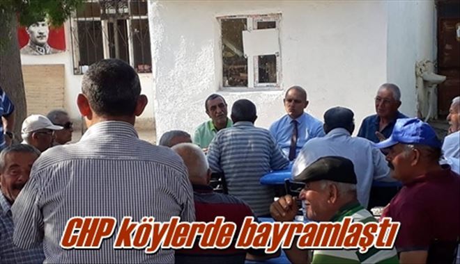 CHP köylerde bayramlaştı