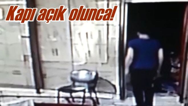 İşyerini soydu!