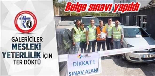 Belge için ter döktüler