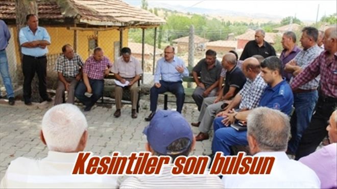 Kesintiler son bulsun