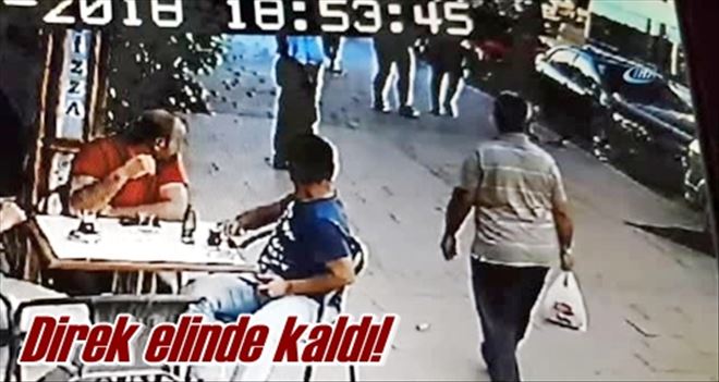 Direk elinde kaldı!
