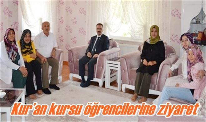 Kur´an kursu öğrencilerine ziyaret