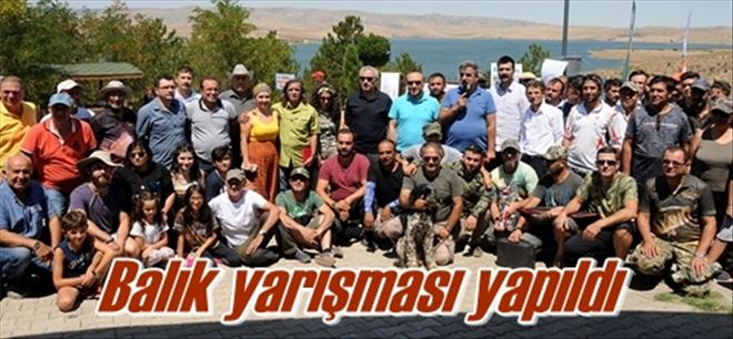 Balık yarışması yapıldı