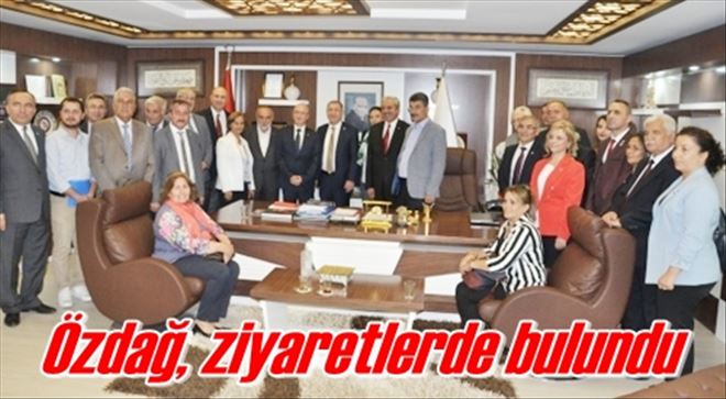 Özdağ, ziyaretlerde bulundu