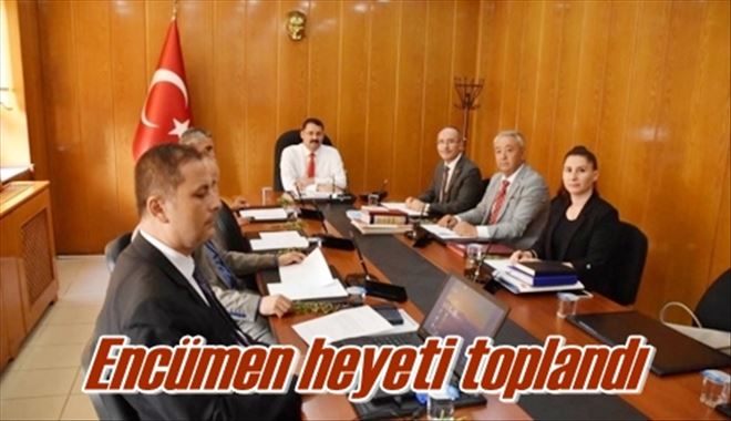 Encümen toplantısı yapıldı