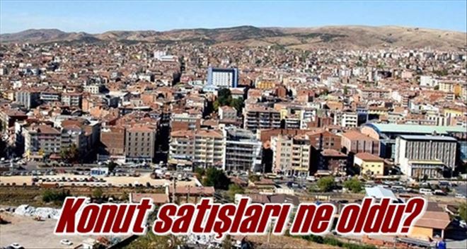 Konut satışı azaldı