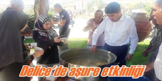 Aşure ikram ettiler