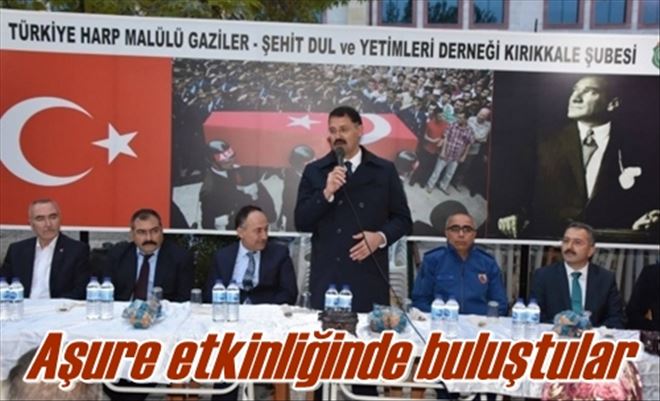 Aşure etkinliğinde buluştular