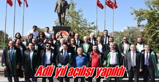 Adli yıl açılışı yapıldı