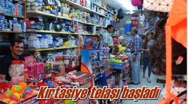 Kırtasiye telaşı başladı