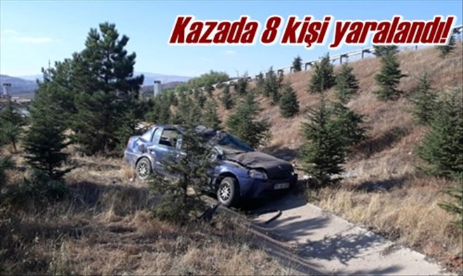 Kazada 8 kişi yaralandı!