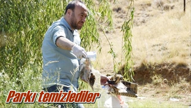Çöpleri topladılar
