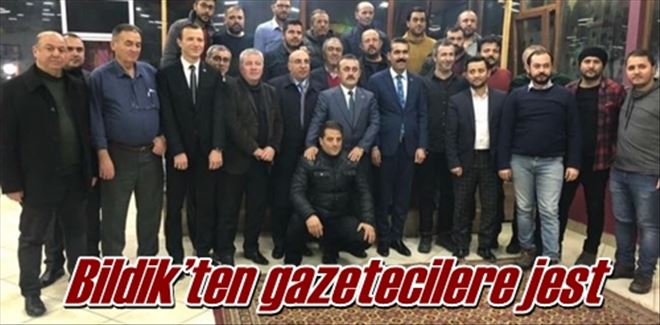 Bildik´ten gazetecilere jest