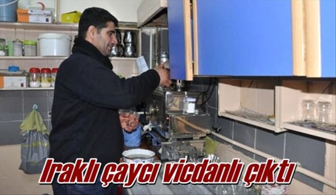 Iraklı çaycı vicdanlı çıktı