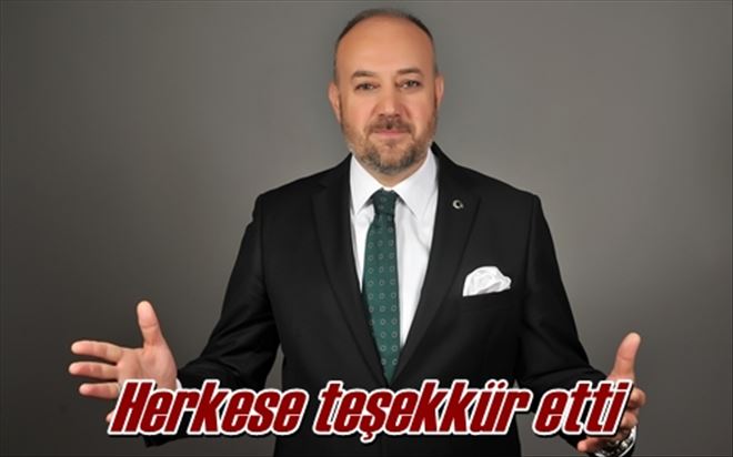 Herkese teşekkür etti