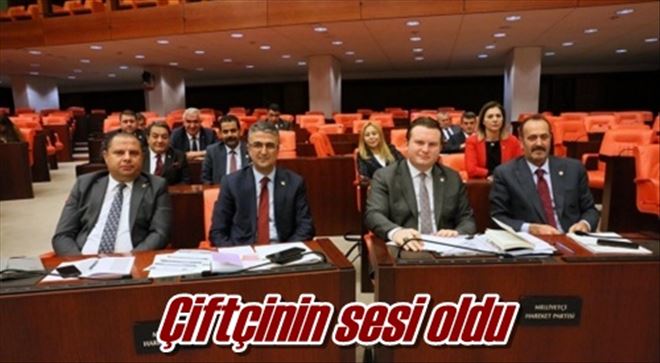 Çiftçinin sesi oldu