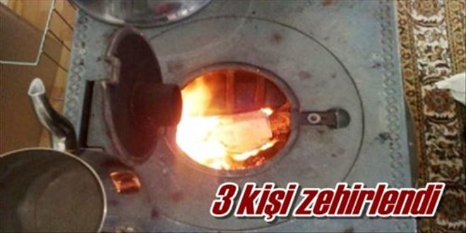 3 kişi zehirlendi