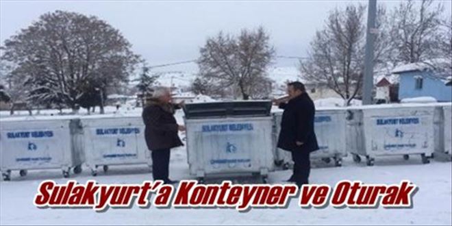 Sulakyurt´a Konteyner ve Oturak