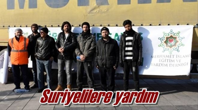 Suriyelilere yardım