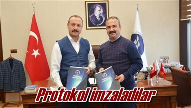 Protokol imzaladılar