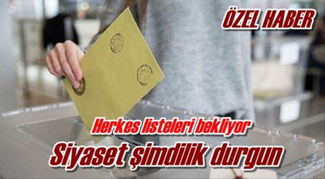 Herkes listeleri bekliyor