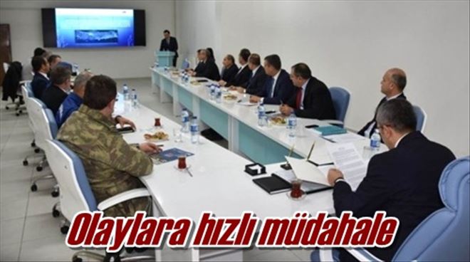 Olaylara hızlı müdahale