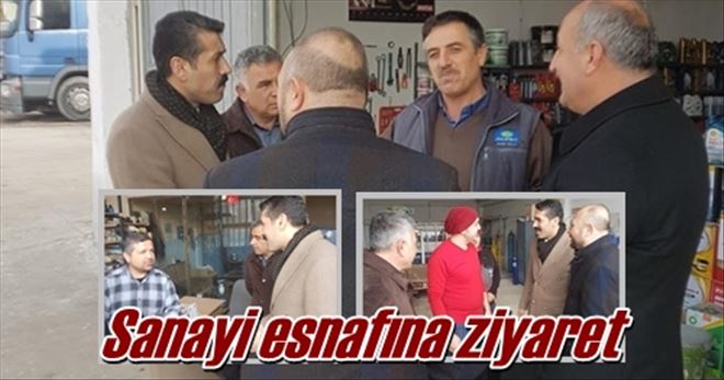 Sanayi esnafına ziyaret