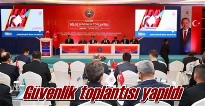 Vali toplantıya katıldı