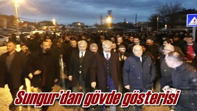 Sungur´dan gövde gösterisi