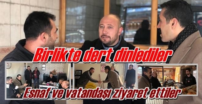 Birlikte dert dinlediler