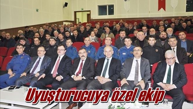 Uyuşturucuya özel ekip