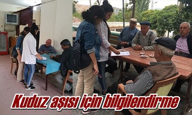 Kuduz aşısı için bilgilendirme