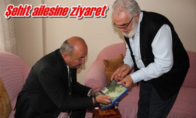 Şehit ailesine ziyaret