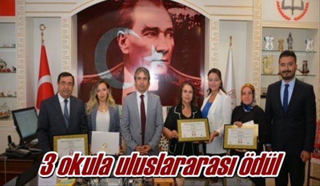 3 okula uluslararası ödül