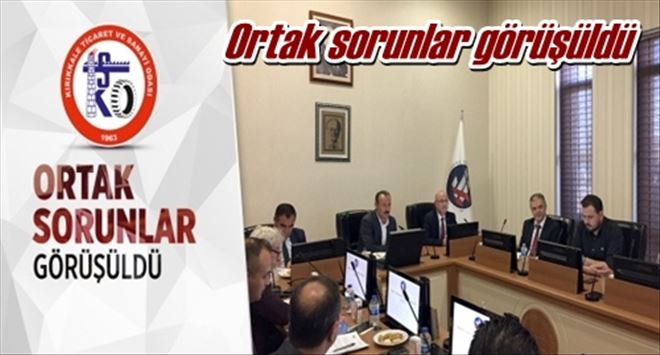 Ortak sorunlar görüşüldü