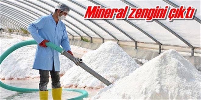 Mineral zengini çıktı