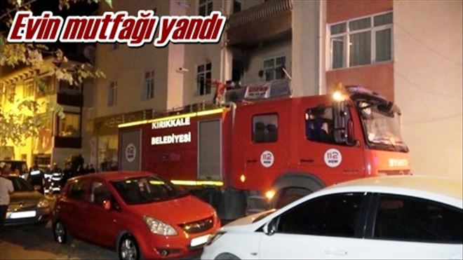 Evin mutfağı yandı