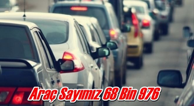 Araç Sayımız 68 Bin 976