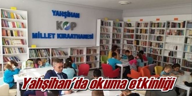 Yahşihan´da okuma etkinliği