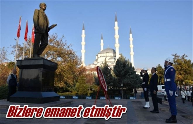 Bizlere emanet etmiştir