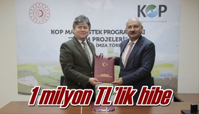 1 milyon TL´lik hibe
