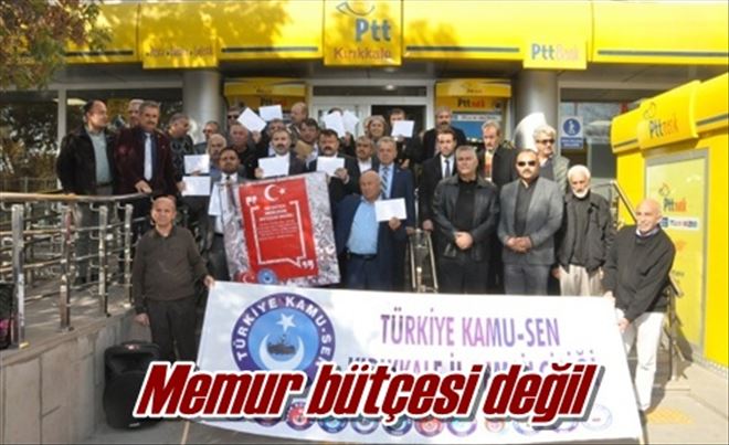 Memur bütçesi değil