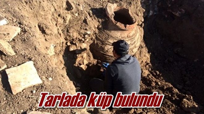 Tarlada küp bulundu