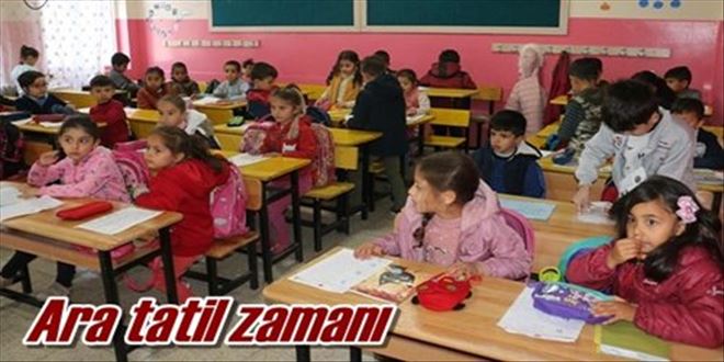 Ara tatil zamanı