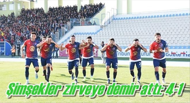Şimşekler zirveye demir attı 4-1 
