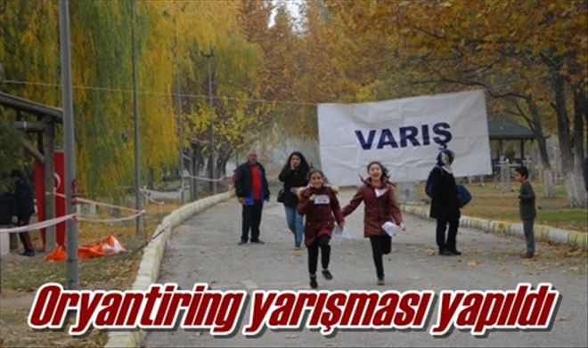 Oryantiring yarışması yapıldı