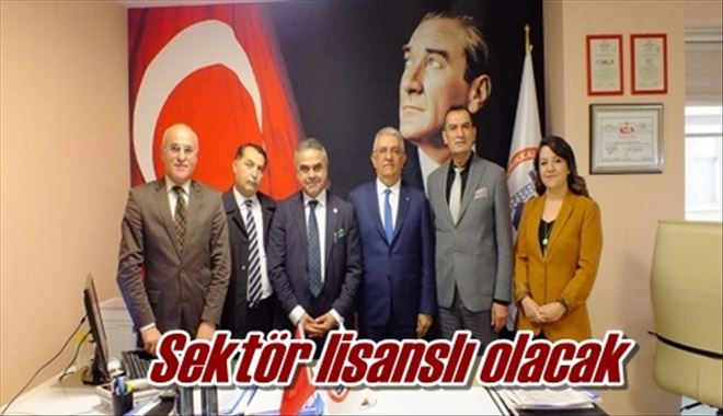 Sektör lisanslı olacak