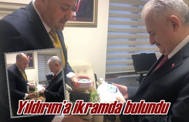 Yıldırım´a ikramda bulundu