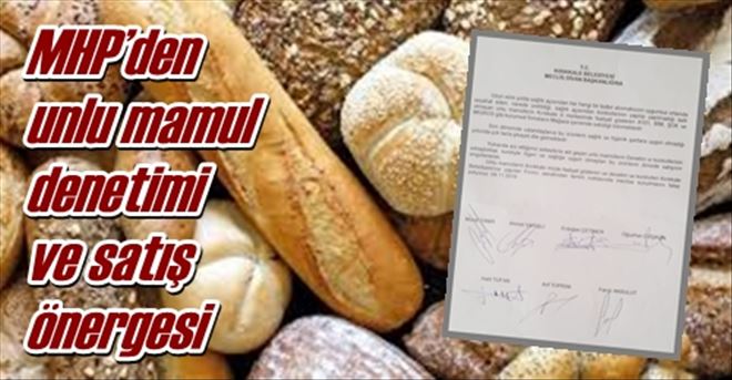MHP´den unlu mamul denetimi önergesi