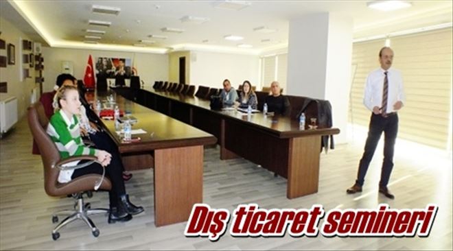 Dış ticaret semineri